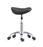 Tabouret ergonomique sans dossier, chaise pivotante pour salon de beauté, découpe hydraulique
