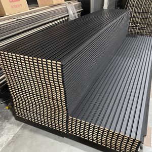 Pannello Acustico Moderno Ecologico in Fibra di Poliestere Akupanel 3D con <span class=keywords><strong>Design</strong></span> a Doghe e Modello 3D per Hotel e Studi - Product Image 2
