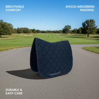 Ensemble de dressage d'équitation de haute qualité Euro Cavall Industries, vert chasseur, tapis de selle, bandages de polo, bonnet d'oreille, rembourrage en polyester