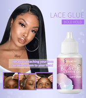 Colle à dentelle pastèque résistante à la sueur, adhésive pour perruque, outils d'extension de cheveux, huile de croissance des cheveux, kit de bâtons de cire