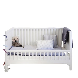Recién llegado, cunas de madera maciza blanca <span class=keywords><strong>para</strong></span> bebés, <span class=keywords><strong>cuna</strong></span> <span class=keywords><strong>para</strong></span> niños, cama con cabecera, cómoda <span class=keywords><strong>cuna</strong></span> de madera <span class=keywords><strong>para</strong></span> bebés - Product Image 4