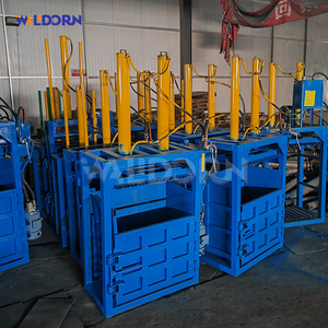 Walldorn Efficient Scrap Cardboard <b>Box</b> Hydraulic Electric Automatic <b>Small</b> Vertical Baling Machine - Product Image 6