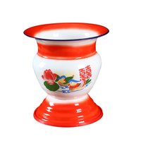 Corbeille à fruits traditionnelle chinoise des années 1960, bol émaillé antique chinois pour champagne/fruits/légumes/présentoir à vin