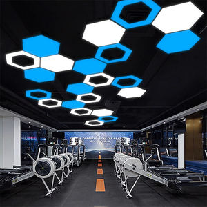 Lampadario a Sospensione LED Esagonale Moderno Dimmerabile, Lampade a Sospensione in Acrilico, Stile <span class=keywords><strong>Semplice</strong></span>, Installazione Sospesa - Product Image 6