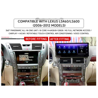 Reproductor de Audio para Auto con Pantalla Táctil Android, Amplificador y RGB para Lexus LS460/LS600 2005-2011