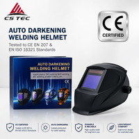 Casque de soudage laser à assombrissement automatique CS TEC DIN4-13 avec écrans faciaux pour 900-1100nm Type de produit OD8+ CE EN207