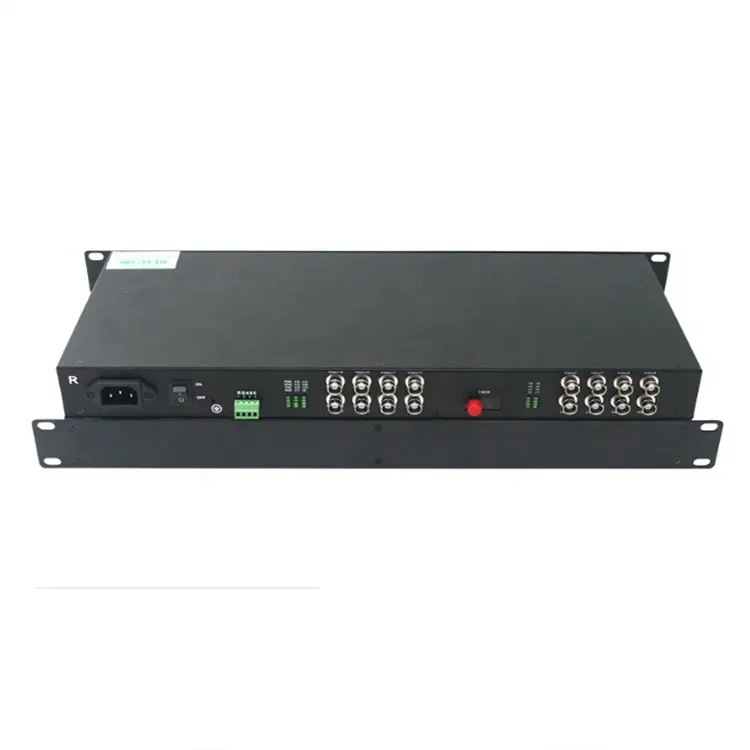 20km16 Канальные волоконно-оптические медиа-конвертеры, передатчик и приемник с FC и RS485