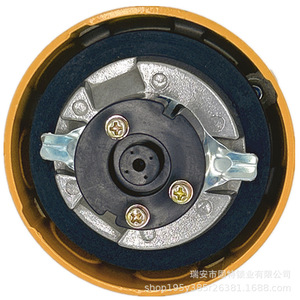 ฝาปิดถังน้ำมัน Hanyang Lock Industry สีเหลือง ทำจากอลูมิเนียมอัลลอย สำหรับรถขุด Hyundai XCMG Lovol - Product Image 2