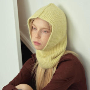 Pasamontañas de punto de mezcla de lana clásica para mujer Otoño/Invierno pulóver sombrero de lana - Product Image 2