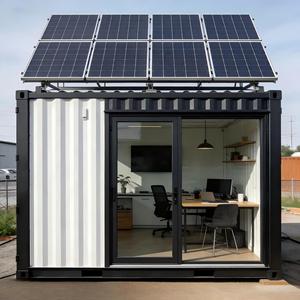 Casa Contenedor Expandible Contemporánea con Energía Solar, Sistema de Paneles Solares, Casas Modulares Prefabricadas de Lujo, Vida Fuera de la Red - Product Image 1