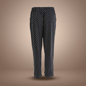 Pantaloni Estivi da Donna a Maniche Lunghe M/L con Fascia alla Caviglia a Pois, Comodi ed Eleganti - Product Image 2