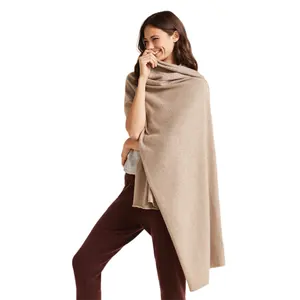 Fashion Wholesale Solid Color Pashmina Casual OEM Shawl Cashmere Scarf for Women