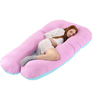 Oreiller multifonctionnel en U pour femmes enceintes, anti-acariens, soutien corporel, soutien lombaire, allaitement, pour la grossesse et la post-partum - Product Image 6