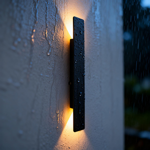 Lámpara de Pared LED <span class=keywords><strong>para</strong></span> <span class=keywords><strong>Exteriores</strong></span>, Impermeable IP65, de Aluminio, con Iluminación Arriba y Abajo, 6W 18W 24W, Moderna, <span class=keywords><strong>para</strong></span> Porche, Jardín y Fachada - Product Image 2