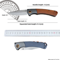 BM 15080 Hoogwaardig Damascus staal vouwmes, draagbaar met riemclip, outdoor camping survival EDC tactisch mes