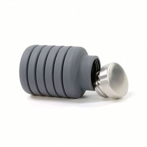 Bouteille d'eau pliable portable de haute qualité en silicone sans BPA pour le camping et les voyages avec logo - Product Image 3