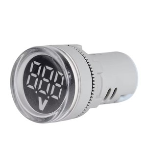 Voltmètre numérique AD101-22VMS 22mm 20-500V AC, indicateur LED mini rouge vert jaune, voyant lumineux <span class=keywords><strong>de</strong></span> panneau - Product Image 6