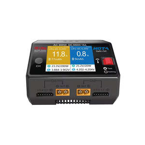 Chargeur intelligent double canal <span class=keywords><strong>HOTA</strong></span> <span class=keywords><strong>D6</strong></span> Ultra AC 300W/DC <span class=keywords><strong>650W</strong></span> GaN+SiC pour drone Lipo 1-6S XT60 XT30 - Product Image 4