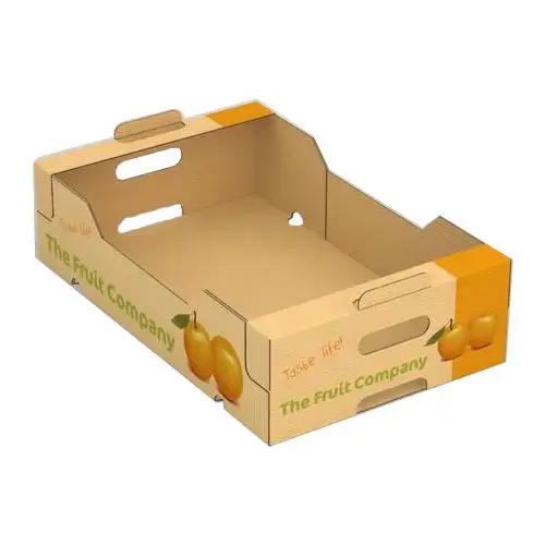 Großhandel Custom Best Price China Wellpappe Obst/Gemüse Karton Tomaten Daten Verpackungs box