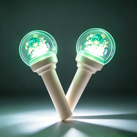 Bâton lumineux LED rotatif à 360° avec télécommande Bluetooth 2.4G, OEM ODM, logo personnalisé, pour événements d'idoles, bâton de cheering en direct, en plastique