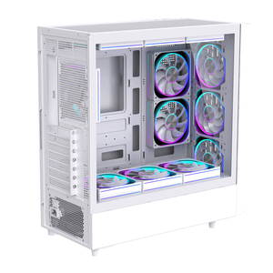 Lovinglcool phong cách mới chơi game PC trường hợp dọc SPCC kim loại ATX tháp với nguồn cung cấp điện biểu tượng tùy chỉnh nhà máy chi phí giá - Product Image 4