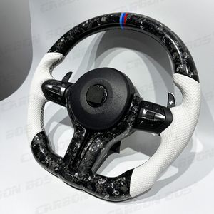 Volante de Fibra de Carbono Forjado Directo de Fábrica para <span class=keywords><strong>BMW</strong></span> M2 M3 M4 <span class=keywords><strong>M5</strong></span> F10 F50 F30 F32 F80 F82 F87 F90 E90 E92 E60 E63 G20 G30 - Product Image 5