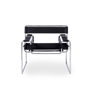 Chaises Signature Multifonctionnelles Écologiques au Design <span class=keywords><strong>Bauhaus</strong></span> Moderne, Cadre en Chrome Végétalien Robuste et Lisse, pour Hôtel et Bureau - Product Image 1