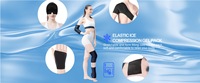 Thérapie par compresse froide pour le gonflement, les ecchymoses Gel réutilisable Cold Pack Wrap élastique Ice Compression Gel Ice Pack pour cou épaule