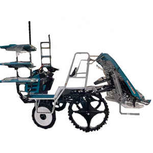 Высокоскоростная двухрядная рисопосадочная машина Wubota, самоходная, колесного типа, 6-рядная, для риса, в Колумбии - Product Image 2