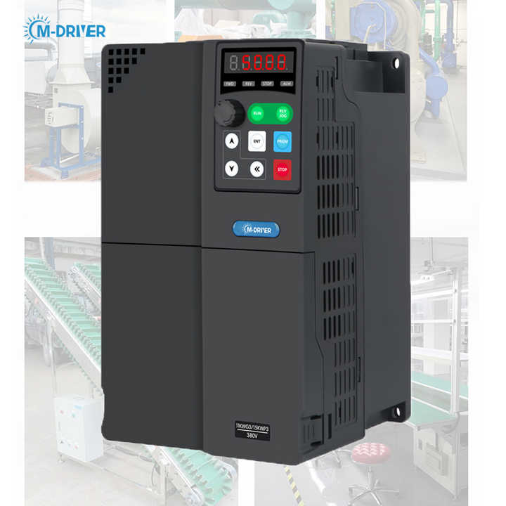 10kw 11kw 15hp VFD 3 Phase 380V Low Cost Variable Frequency Inverter AC ...