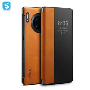 Nieuwe collectie view window leather case voor Huawei Mate 30 Pro