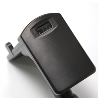 Escáner inalámbrico de largo alcance 860-960Mhz UHF 2,4G, código QR ABS portátil y lector de tarjetas RFID