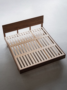 Cama Doble de Madera Sólida de Nogal Negro Norteamericano para Recámara Principal, Sin Suspensión, Origen Chongqing - Product Image 5