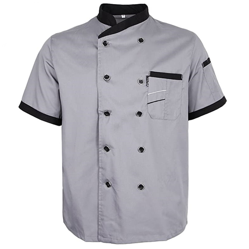 Wholesale Unisex Sleeve Chef Jacket with Chef Uniform for Restaurant