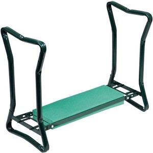 Banc de jardin pliable de style moderne portable, en aluminium durable avec sac de rangement, facile à transporter, emballé - Product Image 1