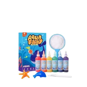 New 3D Magic Water Elf Gel Kit Children Handmade DIY Magic Sea Creatures  Kids Water Sprite Toys For Boys Girls Over 5 Years Olds