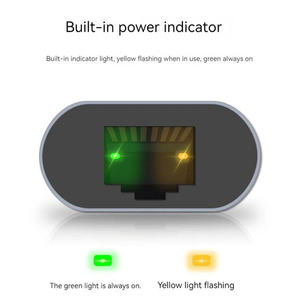 2500Mbps 2.5G <span class=keywords><strong>USB</strong></span> C Ethernet อะแดปเตอร์2.5กิกะบิตชนิด C TO LAN การ์ดเครือข่าย RJ45สำหรับ Macbook <span class=keywords><strong>iPad</strong></span> Pro <span class=keywords><strong>USB</strong></span> 3.0อะแดปเตอร์อีเธอร์เน็ต - Product Image 2