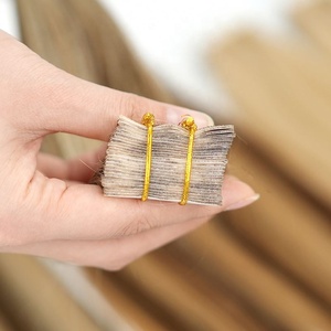 Extensiones de Cabello Brasileño al por Mayor, Doble Trama, Remy, con Cinta Adhesiva, 100% Virgen, Sedoso, Liso, Ondulado, Color Personalizado - Product Image 2