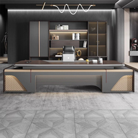 Meubles de bureau, bureau de direction, bureau de PDG, table de bureau de luxe pour PDG