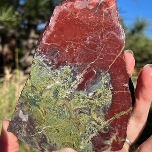 หินแผ่นเลือดมังกรสไตล์โบฮีเมียนธรรมชาติสำหรับตกแต่งบ้าน ของขวัญวันเกิด วันหยุด ขายส่งตามเทรนด์แฟชั่น - Product Image 2