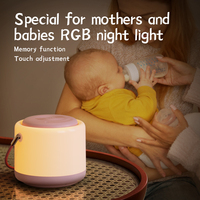 Lampe de nuit LED électronique portable à commande tactile, lampe de table multifonctionnelle, horloge, à suspendre, pour la cuisine, la chambre à coucher, le chevet