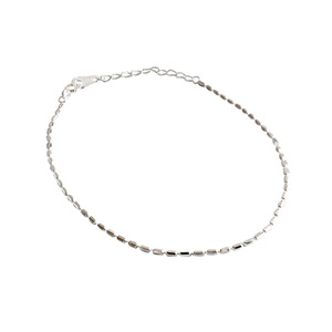 <span class=keywords><strong>Michu</strong></span> FAIBLE QUANTITÉ MINIMALE DE COMMANDE Coréenne Simple Mode 925 Sterling Argent Baril Perles Mince Chaîne Bracelet pour Femmes Filles - Product Image 6