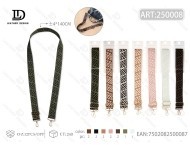 Correa de esquí tejida con hebilla dorada y cierre de cinta resistente para equipo de esquí - Product Image 3