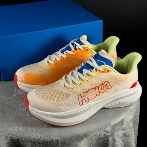 Chaussures de course HOKAS Mach 6 pour hommes, design à semelle épaisse et amortissante, chaussures de sport légères pour femmes, chaussures de marche printemps-été - Product Image 5