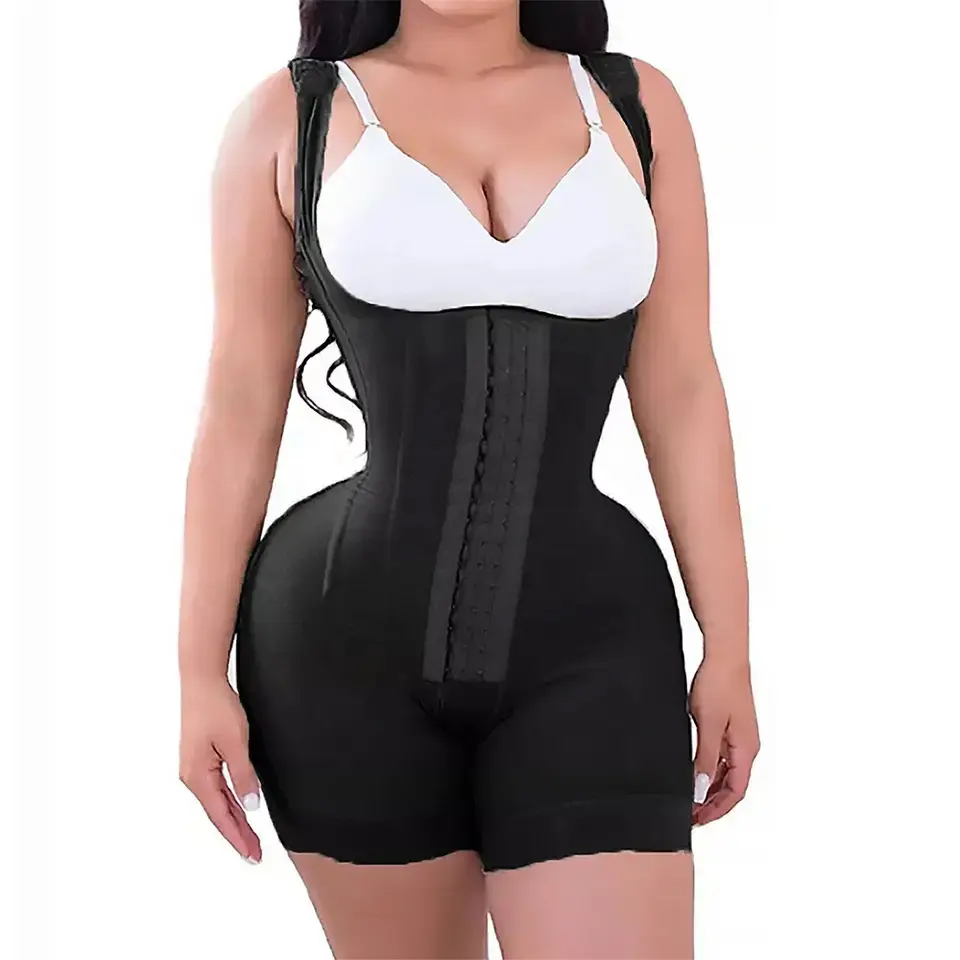 Colombianas Fajas Post Surgery Training With Adjustable Row Hook Latex Women's Corset Full Body Shapers Waist Trainer
