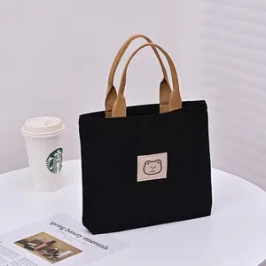 Nuevo estilo Eco Friendly Travel Logotipo personalizado Large Blank Crossbody Shopping Cotton Canvas Tote Bag para mujer