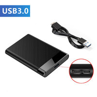 Boîtier de disque dur mécanique USB 3.1 de 2,5 pouces, boîtier de disque SSD USB3.0 pour ordinateur de bureau Lastop