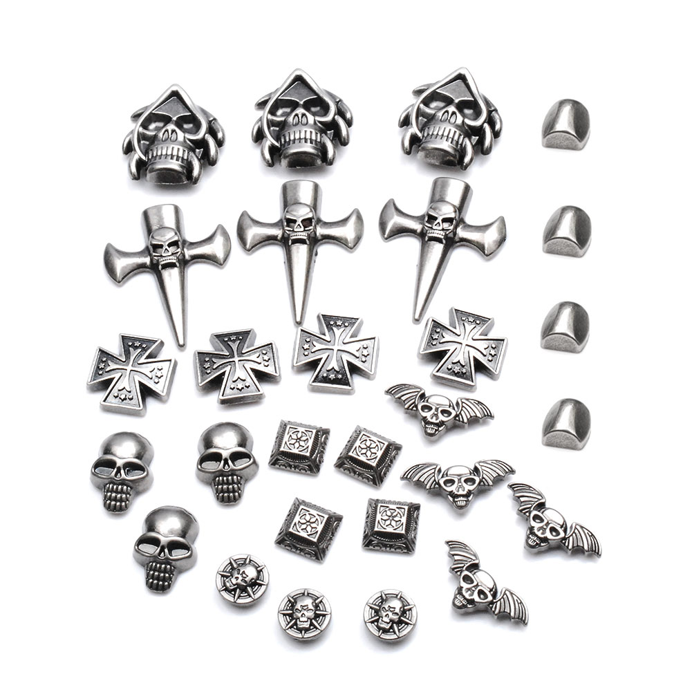 GMBYLBY 100 Stück Metall-Spikes - Schraubverschluss Für Punk Style
