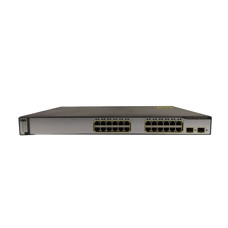 Sử dụng WS-C3750-24PS-S 3750 mạng chuyển đổi 3750 24 10/100 PoE + 2 SFP + ipb hình ảnh --- WS-C3750-24PS-S