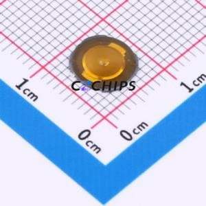 GT-TC204B-H0070-L10 Tactile Switch SMD-4P,7.6x7.4mm Switch Single Pole Single Throw Round Button 2N Vertical Mount - Product Image 1